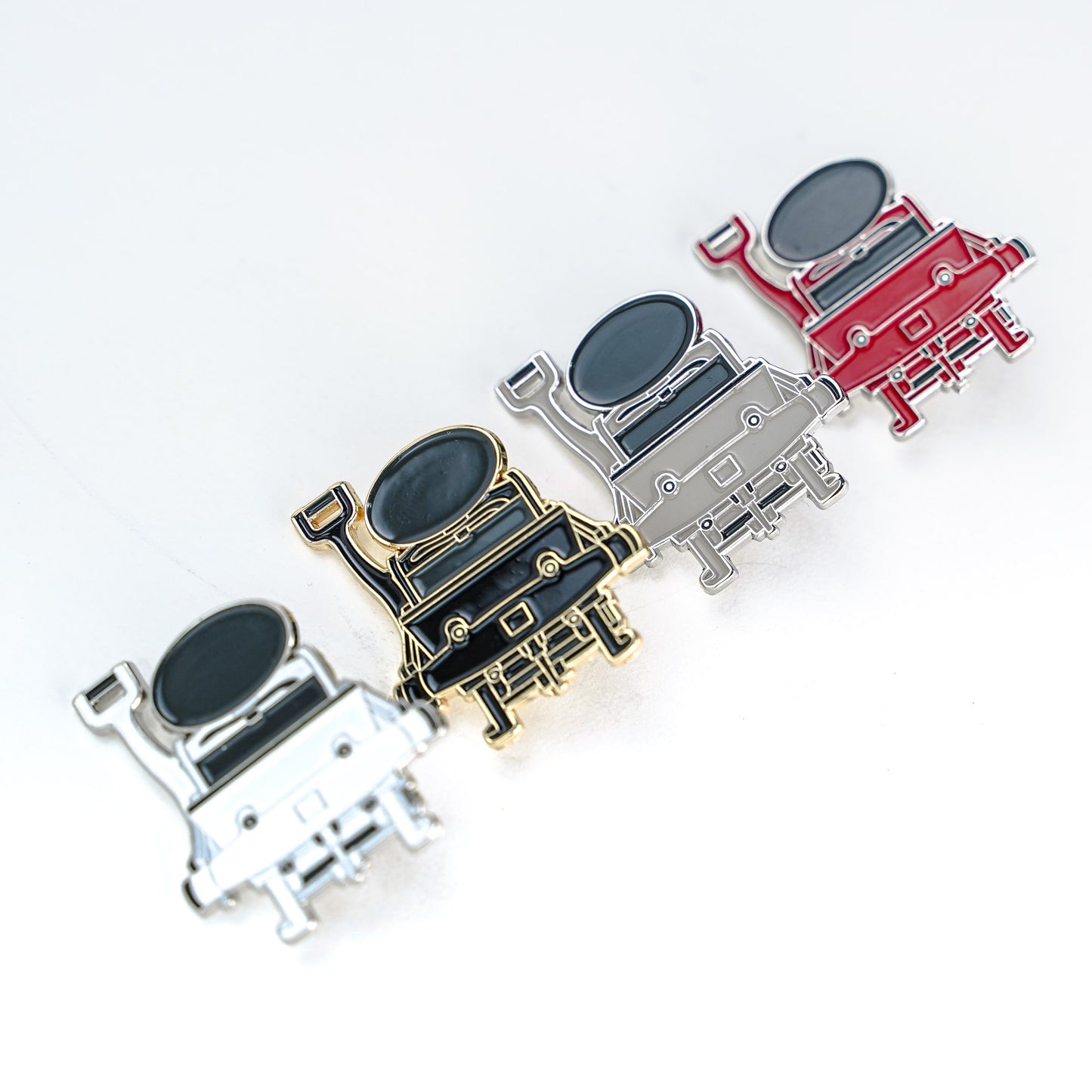 Letterpress Pin Badge