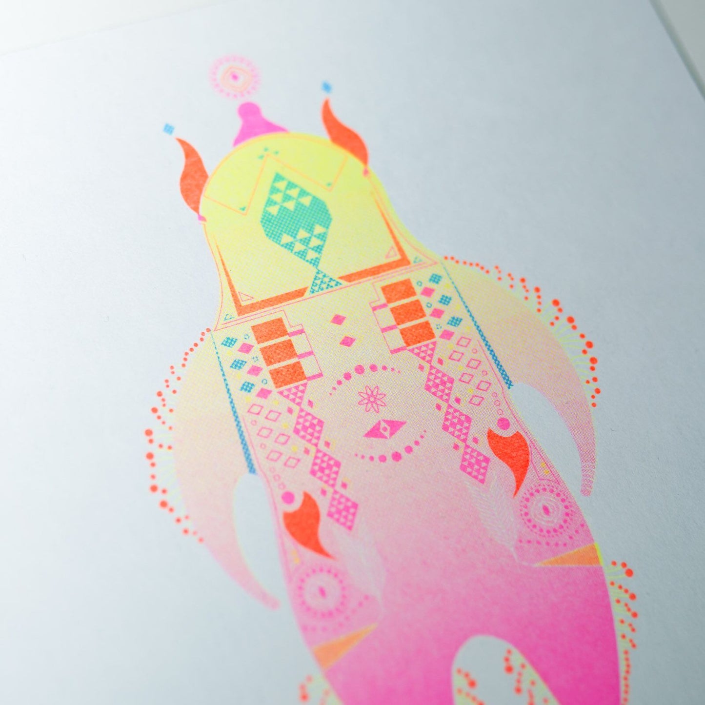 GOFU "KOMOKUTO"⁠Red / Risograph ver
