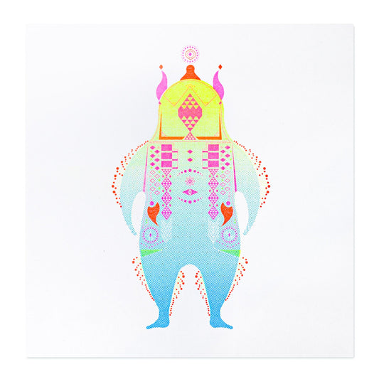 GOFU "KOMOKUTO"⁠ Blue / Risograph ver